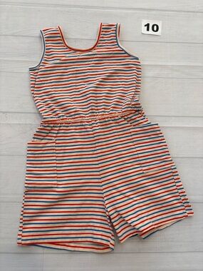 Alice and Ames Multicolor Striped Tank Romper